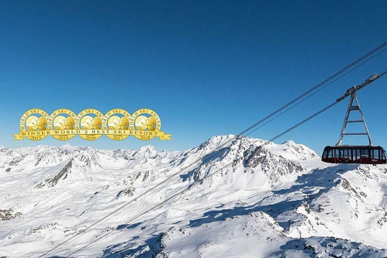 Dernier Etage Avec Vue Sur Les Montagnes Emplacement Exceptionnel Au Coeur De Val Thorens Ski Aux Pieds Prestations Incluses Exteriér fotografie